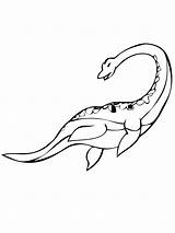 Plesiosaur Coloring Pages Sauropsida Dinosaurs Plesiosaurus Color Printable Clipart Coloringpagesonly Categories sketch template