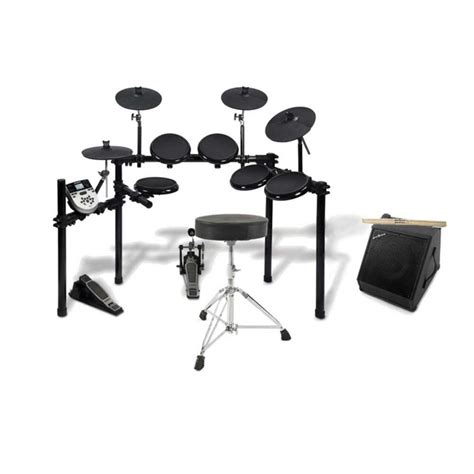 disc alesis dmx advanced electronic drum kit  amp stoolsticks  gearmusic