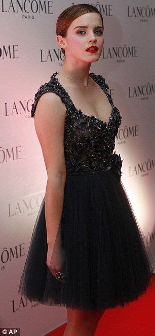taking tips from marilyn emma watson shows off her womanly new figure in a sexy corseted dress