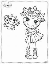 Lalaloopsy Coloring Pages Color Mermaid Doll American Baby Getcolorings Pag Dolls sketch template