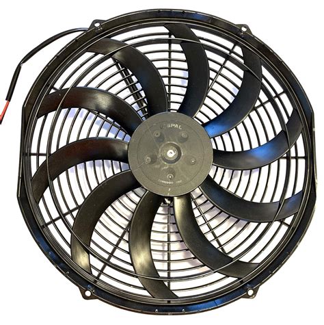 amazoncom spal   puller fan  volt high performance curved blade  cfm va