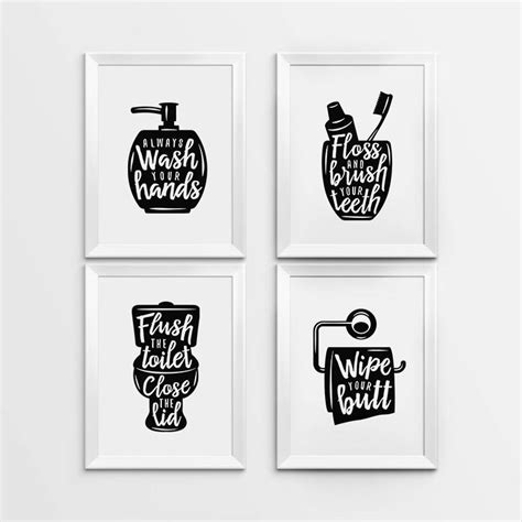 bathroom wall art printables customize  print