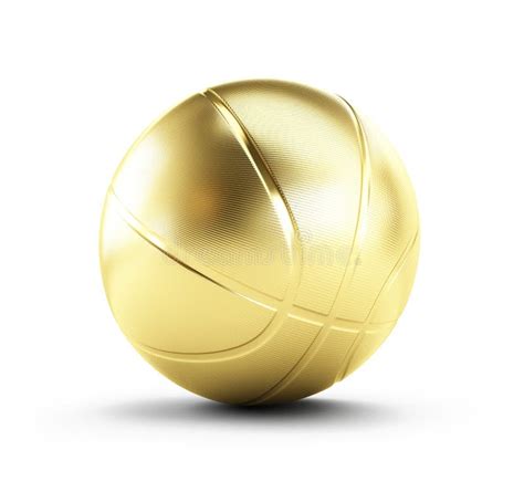 gold basketball ball stock illustration illustration  rubber