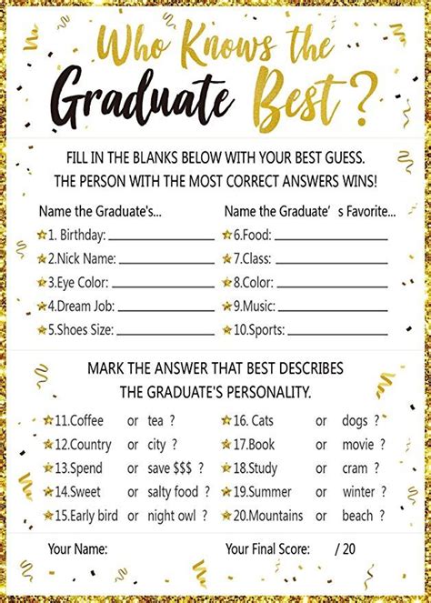 printable graduation games customize  print