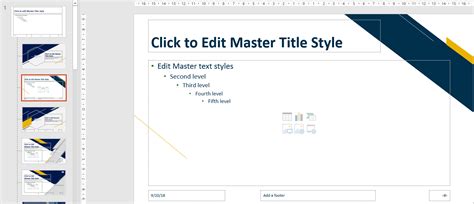 layout   master view powerpoin  footer placeholders