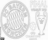 Bayern Coloring Champions Munich 77kb 250px sketch template