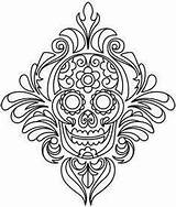 Damask Coloring Pages Getdrawings sketch template