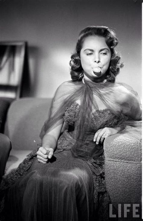 Janet Leigh Chewing Bubble Gum Uploaded By 1stand2ndtimearound