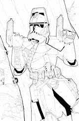 Wars Star Coloring Pages Clone Battle Trooper Printable Getcolorings Color Troo sketch template