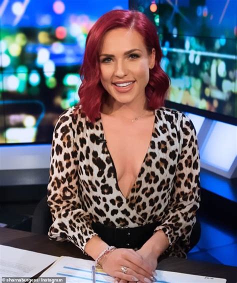Dancing With The Stars Judge Sharna Burgess Sizzles In Plunging Leopard