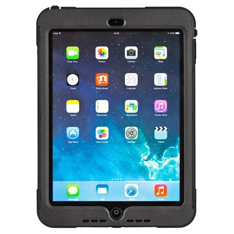 safeport heavy duty ipad air case  integrated stand black