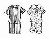 Pajamas Coloring Pajama Party Kids Pyjama Color Coloringcrew Clip Pages Fashion Pijama Preschool Do Dia Colouring Pj Activities Template Cute sketch template