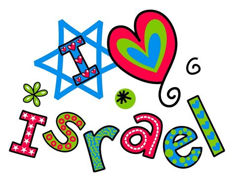 love israel doodle text  vector art  vecteezy