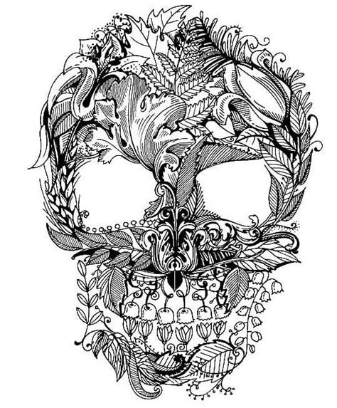 httpsiftttjwsasn skull floral skull skull coloring pages