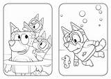 Bluey Booktopia Coloringhome Birthday sketch template