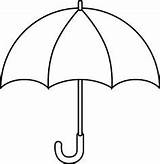 Umbrella Paraguas Chuva Parapluie Lluvia Molde Colorear Pluie Souris Ordinateur sketch template