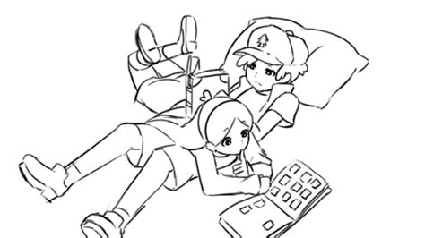 Twins Gravity Falls Dipper Pines Mabel Pines Mikeinelart •
