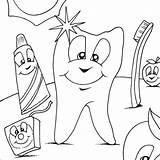 Colorat Dintisori Planse Dentistul Dentisti sketch template