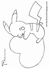 Pikachu Coloring Pokemon Pages Cute Kids Printable Baby Valentines Colouring Color Silhouette Malebøger Valentine Book Sheets Kolorowanki Getdrawings Kawaii Husky sketch template