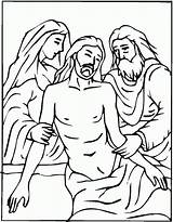 Jesus Cross Coloring Pages Friday Descent Good Printable Drawing Stations Popular Print Catholic Coloringhome sketch template