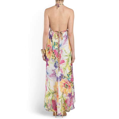 Yumi Kim Silk Floral Print Vastflora Sasha Maxi Halter