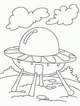 Ufo Coloring Pages Kids Alien Comments Choose Board Coloringhome Objects Labels Sky Bestcoloringpages sketch template