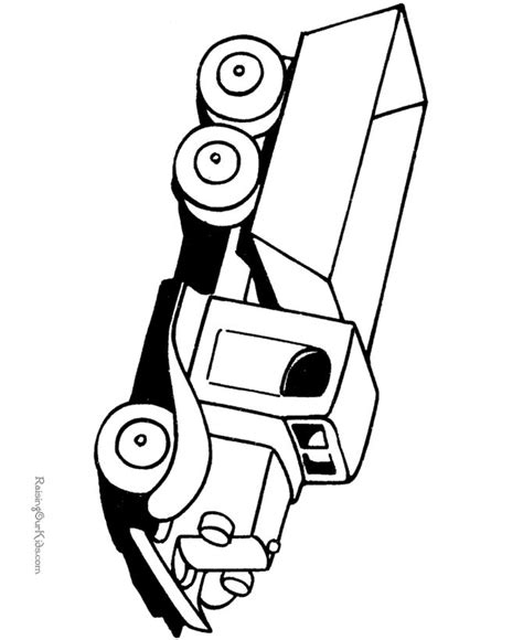 truck coloring sheet  coloring sheets color craft activities