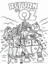 Oz Coloring Pages Wizard Emerald City Color Holi Printable Getcolorings Print Happy Cartoon sketch template