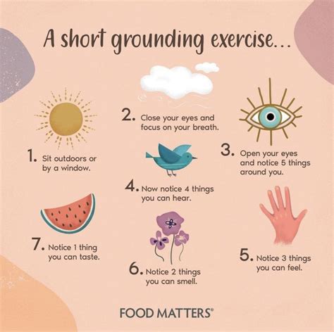 short grounding exercises grounding exercises food matters