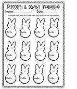 Odd Even Peeps Worksheets Kindergarten Number Worksheet Kids Easter Spring Printable Numbers Clipart Logo Cliparts Madness Easy Activity Pages Coloring sketch template