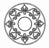 Celtic Mandala Coloring Mandalas Pages Printable Geometric Patterns Simple Drawing Stress Zen Anti Incredible Adults Difficulty Level Too Clipart Duckduckgo sketch template