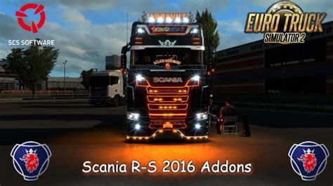 Ets2 Scania R S Addons V5 6 1 38 X Simulator Games Mods