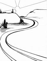 Winding Flowing Clipartmag Rivers Paths Clipground Clipartlook sketch template