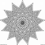 Coloring Pages Geometric Sympho Printable Illusion Optical Animals sketch template