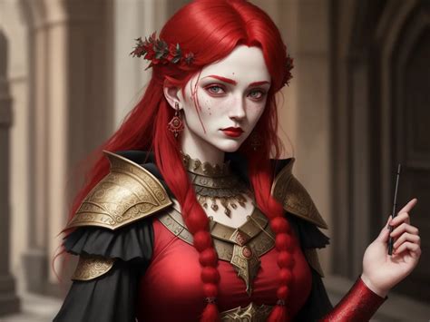 Best Ai Image Generator Red Goddess