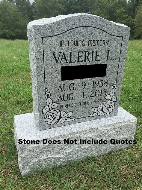 amazoncom upstate stone works granite memorial headstone die