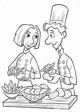 Coloring Pages Disney Chefs Master sketch template
