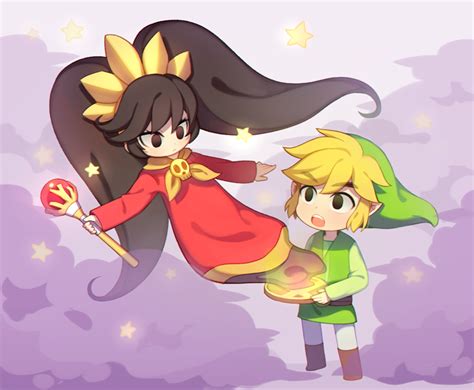 ashley link and toon link the legend of zelda the wind