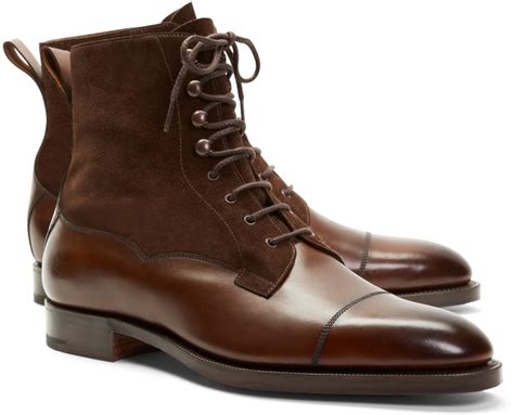 brooks brothers edward green galway suede and leather