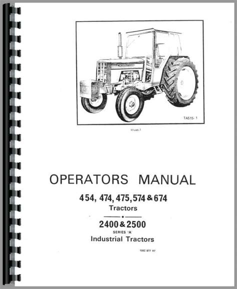 international tractor  parts manual