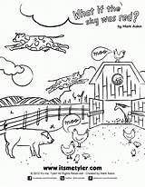 Coloring Pages Click Clack Moo Tyler Popular Color Getdrawings Getcolorings sketch template