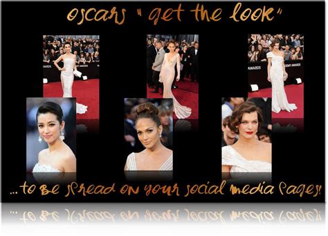 Oscars 2012 Get The Look With L Oreal Paris New Love