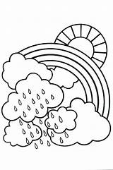 Coloring Rainy Pages Weather Rain Printable Cloudy Colouring Color Drawing Sheets Kids Preschool Adults Getcolorings Paint Windy Getdrawings Flowers Popular sketch template