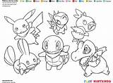 Color Number Pokemon Coloring Printable Print Nintendo Play Pokémon Printables sketch template
