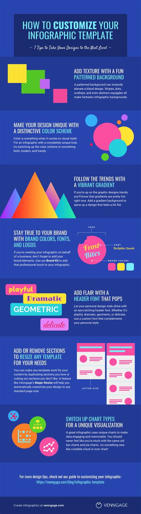 customize  infographic template venngage