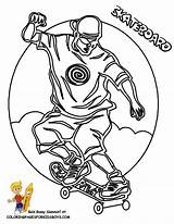 Coloring Skateboard Pages Kids Colouring Color Sheets Rider Skateboarding Print Printable Library Clipart Popular Books Coloringhome sketch template