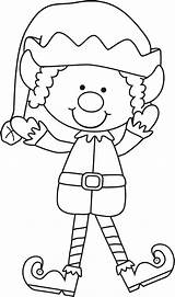 Elf Coloring Pages Christmas Printable Sheets Elves Print Kids Girl Preschool Printables Choose Board sketch template