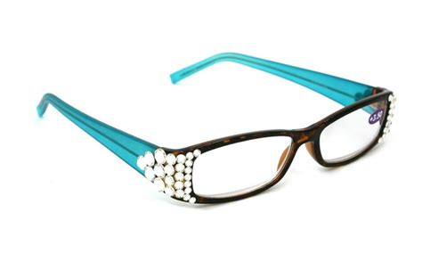 all favorite bling reading glasses women adorned w clear swarovski