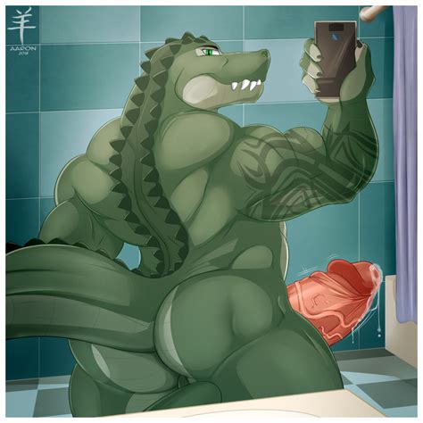 rule 34 aaron artist anthro ass big penis crocodile