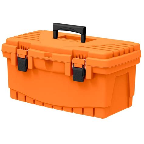 Homer 19 In Tool Box Orange 193373 The Home Depot
